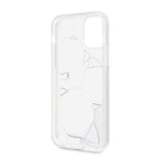 Guess dėklas iPhone 11 Pro – skaidrus, gėlių motyvas -- iPhone 11 Pro