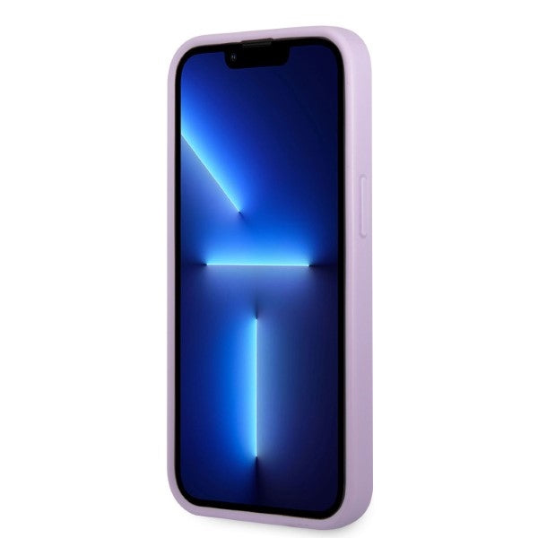Guess Saffiano dėklas iPhone 13 mini – violetinis -- iPhone 13 Mini