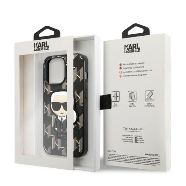 Karl Lagerfeld dėklas iPhone 13/13 Pro – juodas