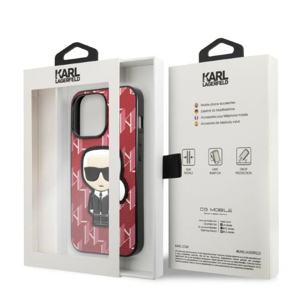 Karl Lagerfeld dėklas iPhone 13 / 13 Pro – raudonas -- iPhone 13
