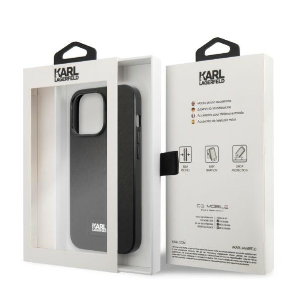Karl Lagerfeld dėklas iPhone 13/13 Pro 6,1" – juodas