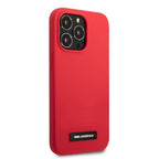 Karl Lagerfeld silikoninis dėklas iPhone 13 Pro/13 – raudonas