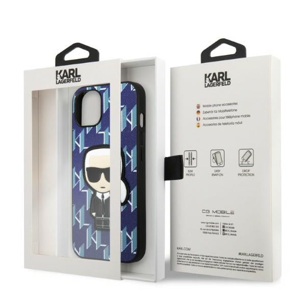 Karl Lagerfeld dėklas iPhone 13 – mėlynas