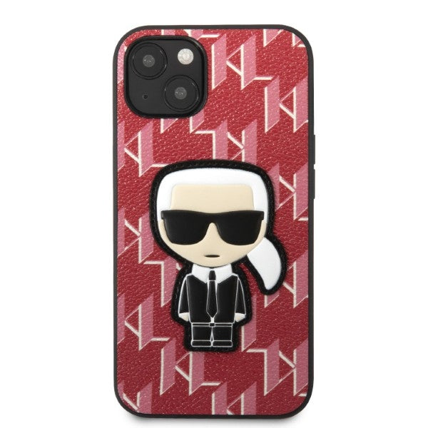 Karl Lagerfeld dėklas iPhone 13 – raudonas hardcase