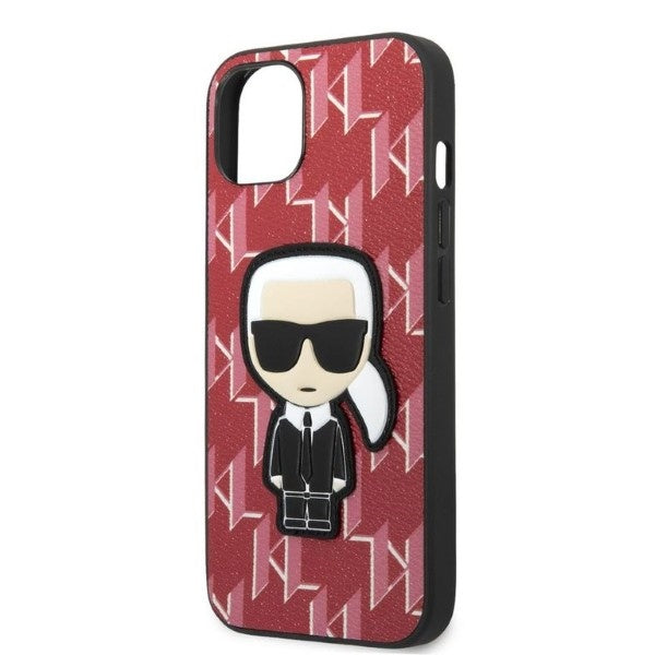 Karl Lagerfeld dėklas iPhone 13 – raudonas hardcase