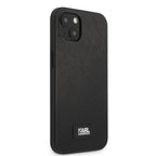 Deklas Karl Lagerfeld KLHCP13MSFMP2K iPhone 13 6.1" hardcase juodas/juodas Saffiano Plaque -- iPhone 13