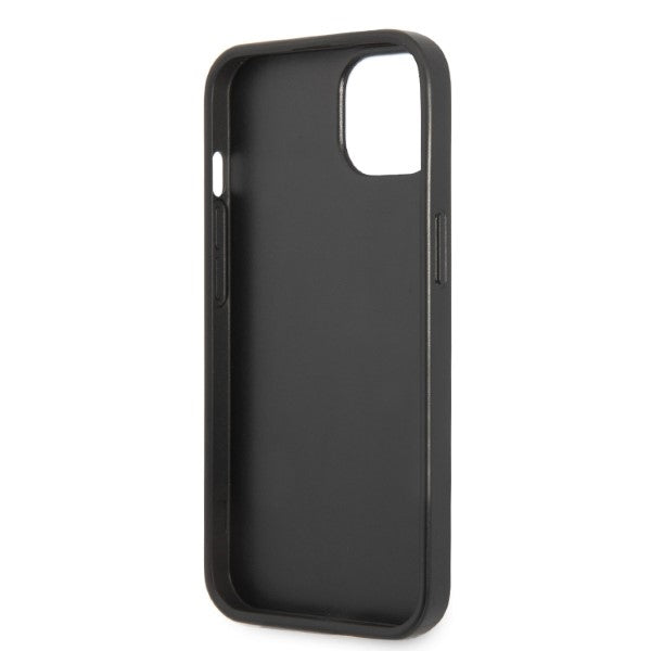 Deklas Karl Lagerfeld KLHCP13MSFMP2K iPhone 13 6.1" hardcase juodas/juodas Saffiano Plaque -- iPhone 13