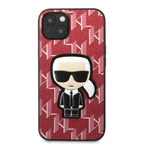 Karl Lagerfeld dėklas iPhone 13 mini – raudonas