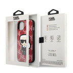Karl Lagerfeld dėklas iPhone 13 mini – raudonas