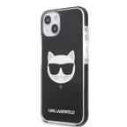 Karl Lagerfeld dėklas iPhone 13 mini – juodas, Choupette