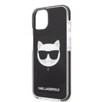Karl Lagerfeld dėklas iPhone 13 mini – juodas, Choupette