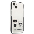 Karl Lagerfeld Karl & Choupette dėklas iPhone 13 mini – baltas
