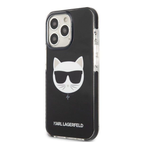 Karl Lagerfeld Choupette dėklas iPhone 13 Pro Max – juodas