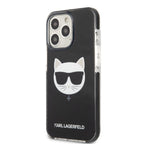 Karl Lagerfeld Choupette dėklas iPhone 13 Pro Max – juodas