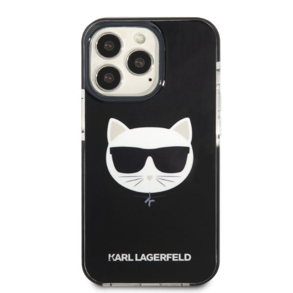 Karl Lagerfeld Choupette dėklas iPhone 13 Pro Max – juodas