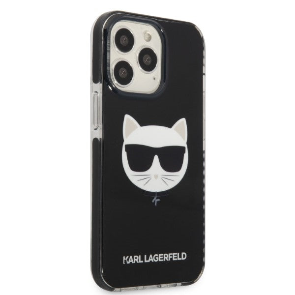 Karl Lagerfeld Choupette dėklas iPhone 13 Pro Max – juodas