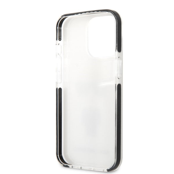 Karl Lagerfeld Karl & Choupette dėklas iPhone 13 Pro Max – baltas