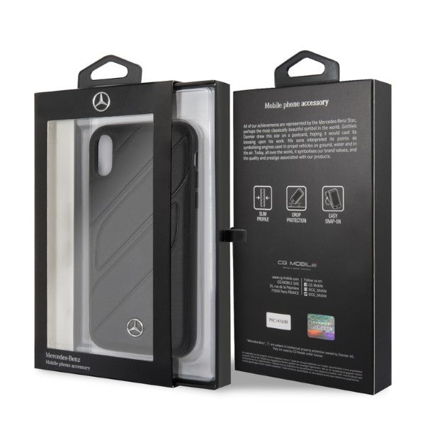 Mercedes-Benz New Organic I odinis dėklas iPhone XR – juodas -- iPhone XR