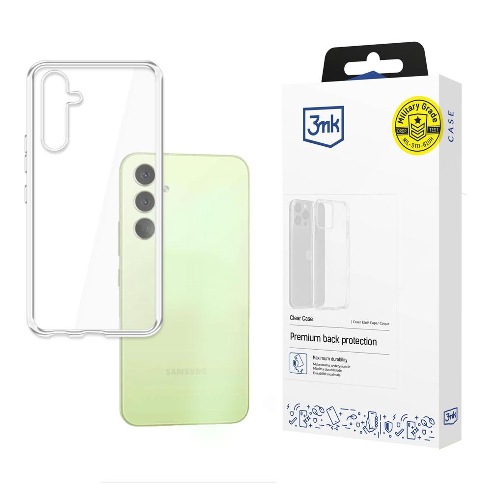 Dėklas Samsung Galaxy A54 5G silikoninės serijos 3mk Clear Case - skaidrus