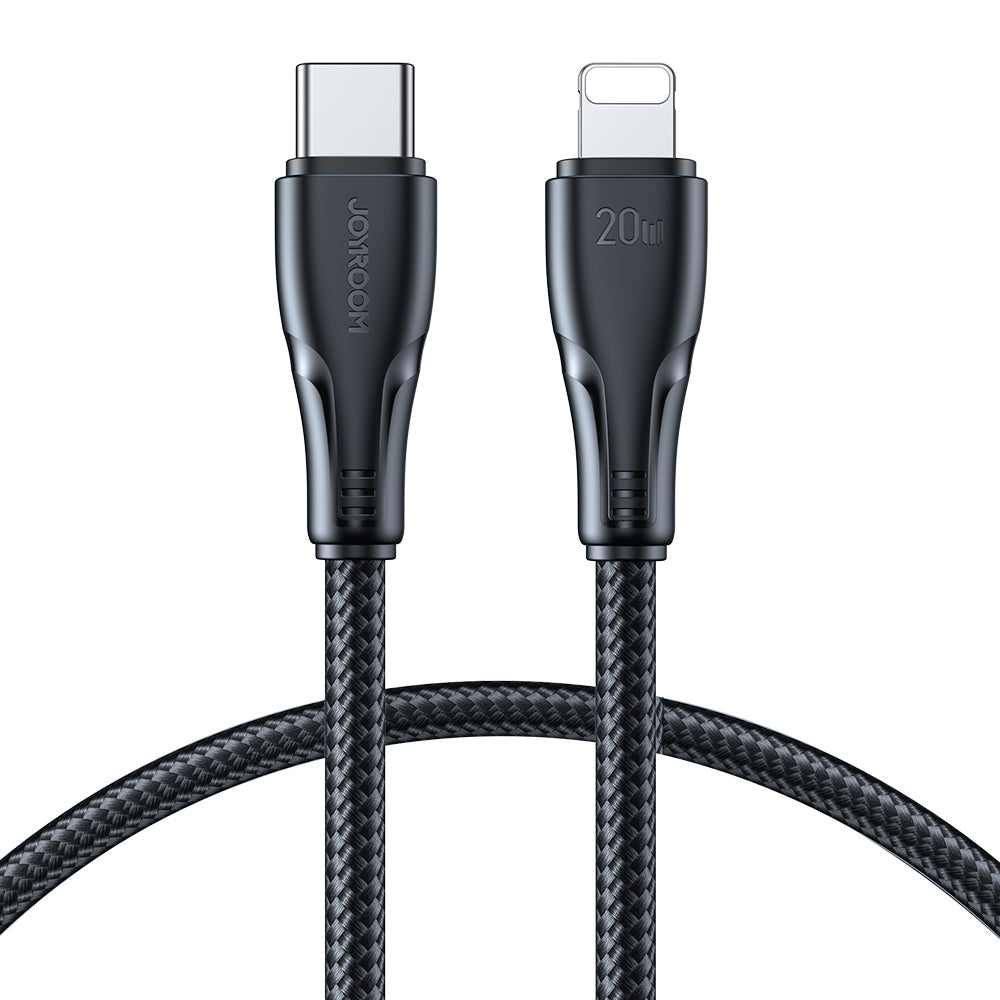 Joyroom Surpass Series A11 Lightning / USB-C 20W laidas 0.25 m - juodas