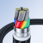 Joyroom Surpass Series A11 Lightning / USB-C 20W laidas 0.25 m - juodas