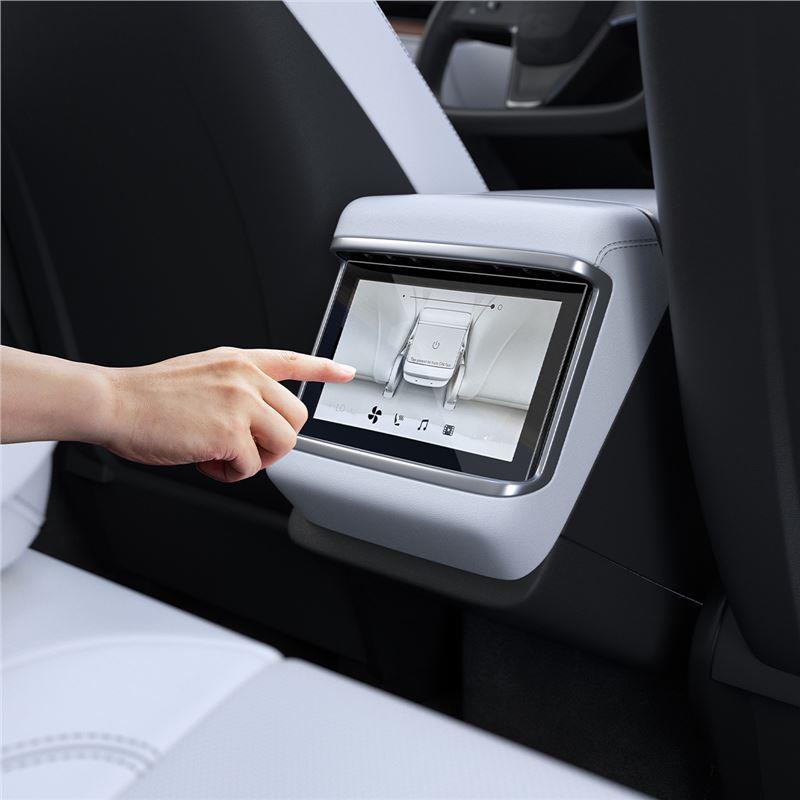 Spigen Glas.TR Slim grūdintas stiklas Tesla Model X/S – juodas -- Tesla Model X 2022 / Model S 2021