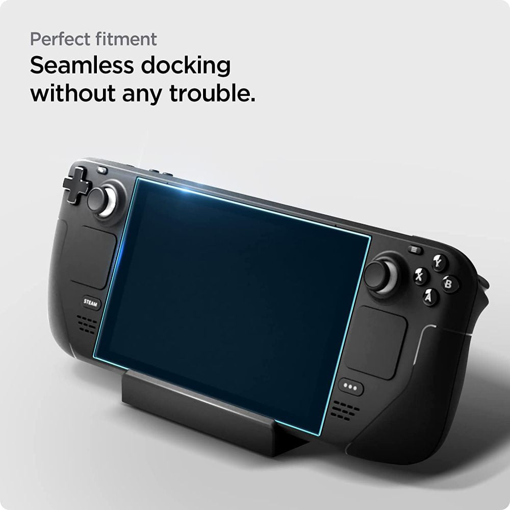 Spigen Glas.tR EZ Fit Grūdintas Stiklas Steam Deck -- Steam Deck