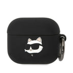 Karl Lagerfeld silikoninis dėklas AirPods 3 – juodas