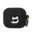 Karl Lagerfeld silikoninis dėklas AirPods 3 – juodas