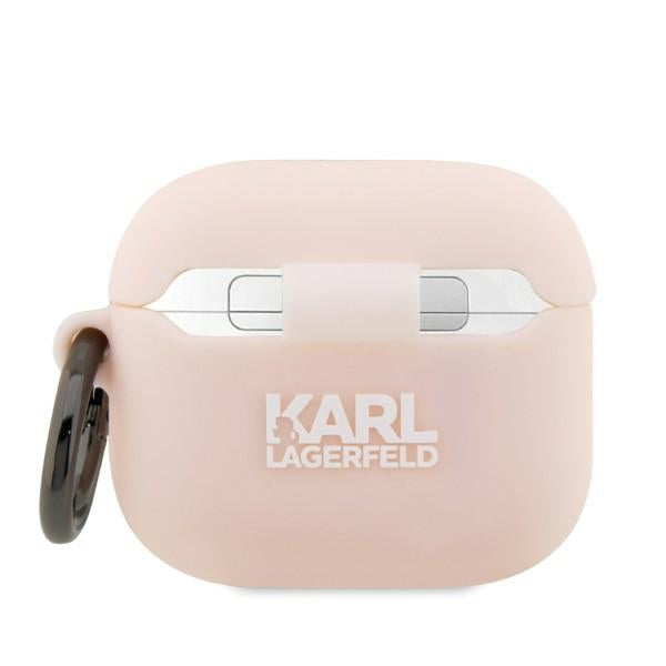 Karl Lagerfeld silikoninis dėklas AirPods 3 – rožinis