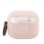 Karl Lagerfeld silikoninis dėklas AirPods 3 – rožinis