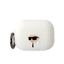 Karl Lagerfeld silikoninis dėklas AirPods Pro 2 – baltas