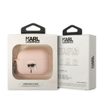 Karl Lagerfeld silikoninis dėklas AirPods Pro 2 – rožinis