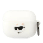 Karl Lagerfeld dėklas AirPods Pro – baltas