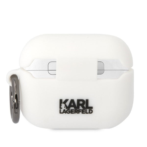 Karl Lagerfeld dėklas AirPods Pro – baltas