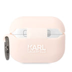 Karl Lagerfeld silikoninis dėklas AirPods Pro – rožinis -- AirPods Pro