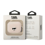 Karl Lagerfeld silikoninis dėklas AirPods Pro – rožinis -- AirPods Pro