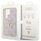 Guess GUHCS23L4GMGPI S23 Ultra S918 rožinis/rožinis hardcase 4G Big Metal Logo -- Samsung Galaxy S23 Ultra