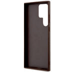 Guess 4G dėklas Samsung Galaxy S23 Ultra – rudas