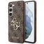 Guess GUHCS23S4GMGBR S23 S911 ruda/ruda kietas dėklas 4G Big Metal Logo -- Samsung Galaxy S23