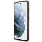 Guess GUHCS23S4GMGBR S23 S911 ruda/ruda kietas dėklas 4G Big Metal Logo -- Samsung Galaxy S23