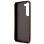 Guess GUHCS23S4GMGBR S23 S911 ruda/ruda kietas dėklas 4G Big Metal Logo -- Samsung Galaxy S23