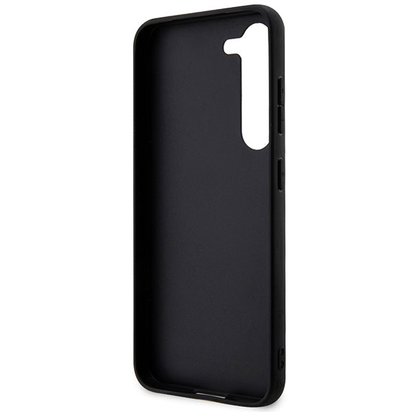 Guess dėklas Samsung Galaxy S23 – pilkas, 4G Big Metal Logo -- Samsung Galaxy S23