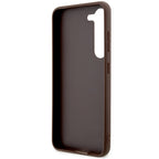 Guess 4G dėklas Samsung Galaxy S23 – rudas