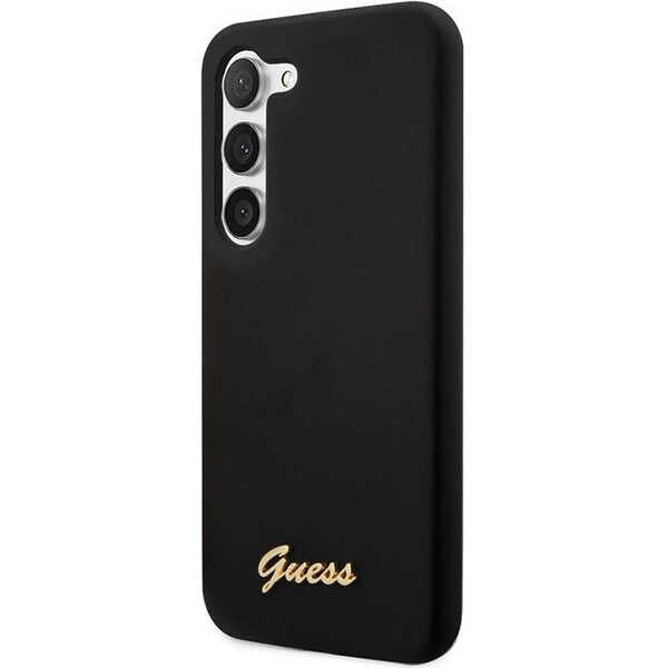 Guess silikoninis dėklas Galaxy S23 – juodas