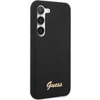 Guess silikoninis dėklas Galaxy S23 – juodas