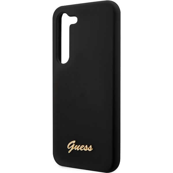 Guess silikoninis dėklas Galaxy S23 – juodas