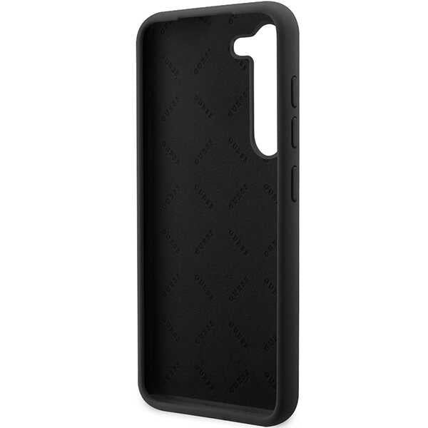 Guess silikoninis dėklas Galaxy S23 – juodas