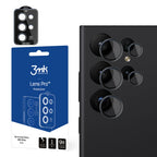 3mk Lens Protection Pro fotoaparato dangtelis, skirtas Samsung Galaxy S23 Ultra – juodas -- Samsung Galaxy S23 Ultra