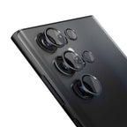 3mk Lens Protection Pro fotoaparato dangtelis, skirtas Samsung Galaxy S23 Ultra – juodas -- Samsung Galaxy S23 Ultra
